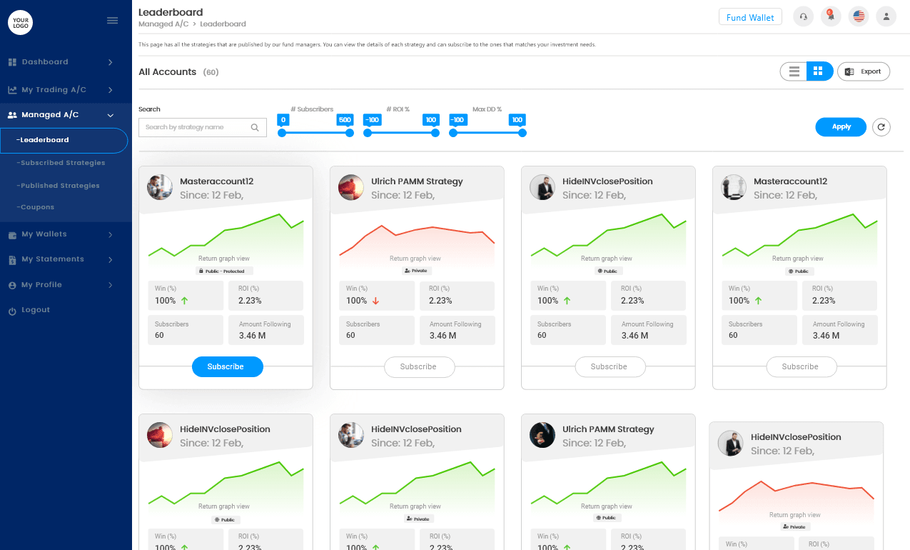 Managed Accounts Managed Accounts