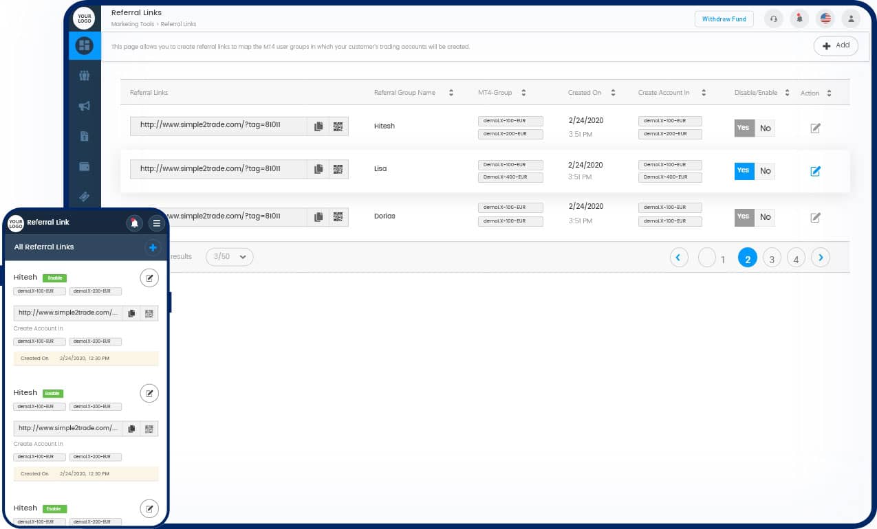 Referral Links Referral Links