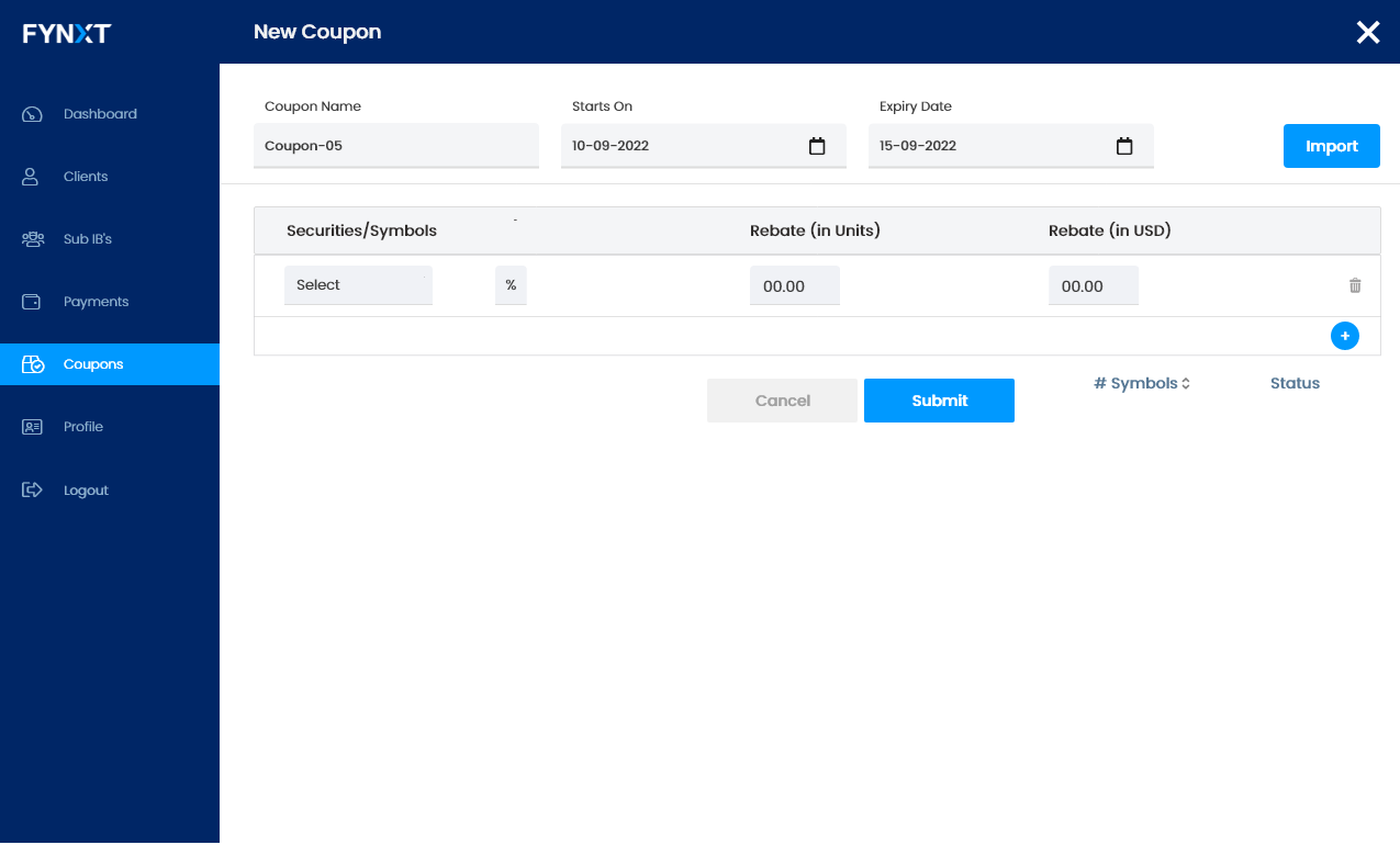 Coupon Module Coupon Module