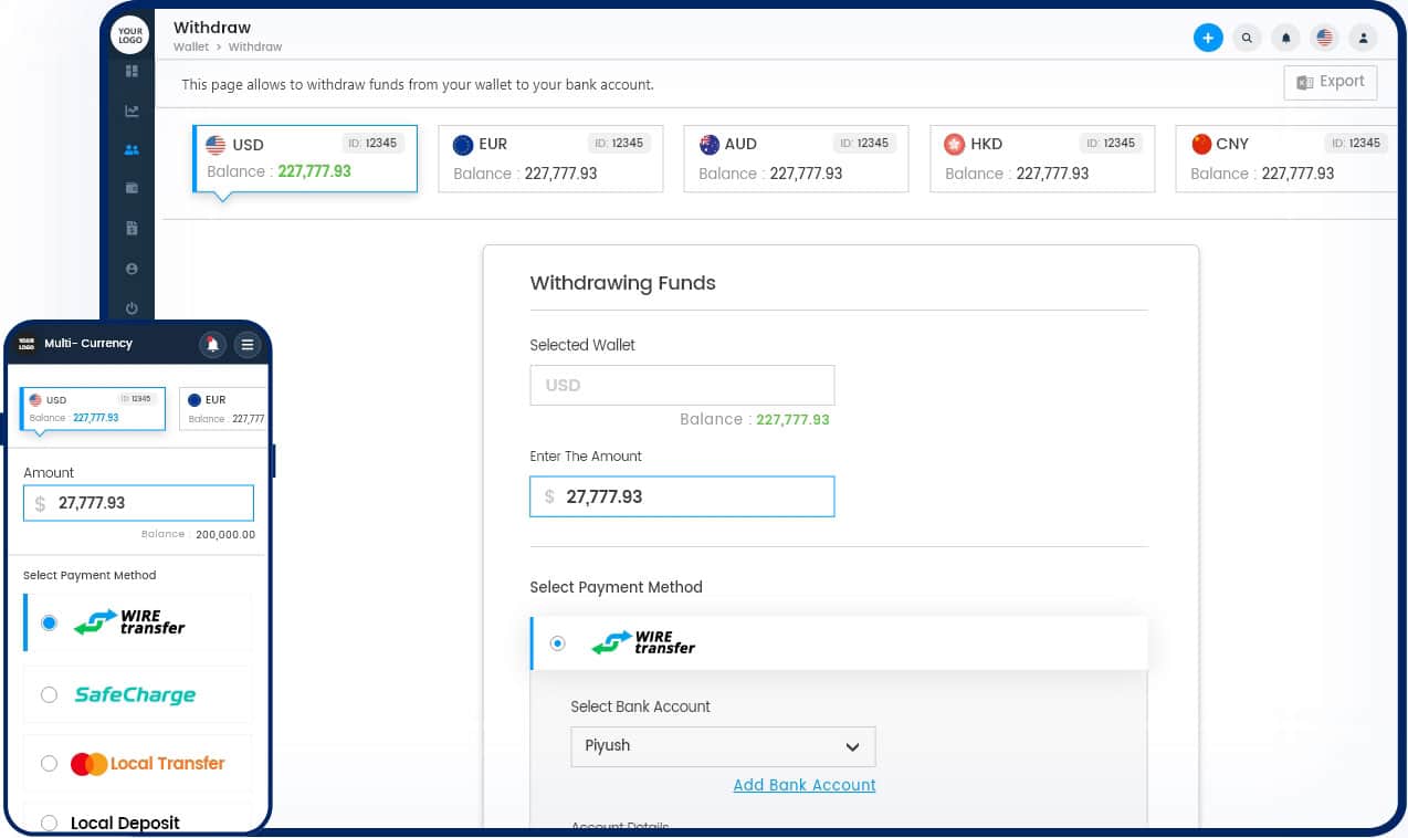 Multi-Currency Wallets Multi-Currency Wallets